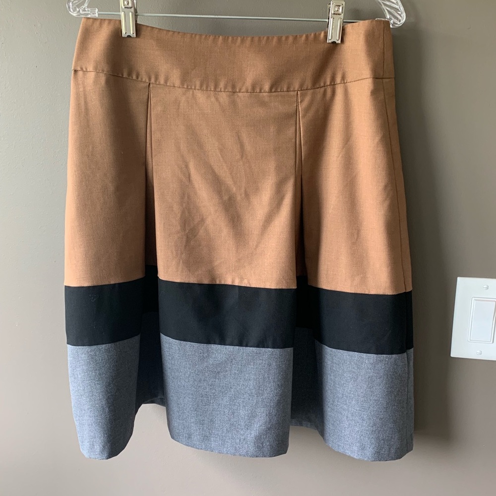 The Limited skirt - camel, black and grey